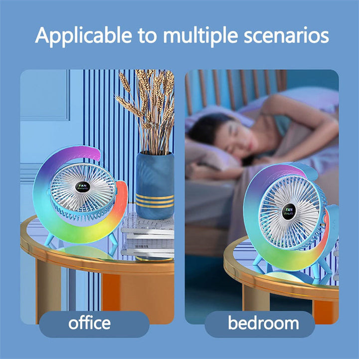 USB-Charging Night Light Mini Fan | Kalsten