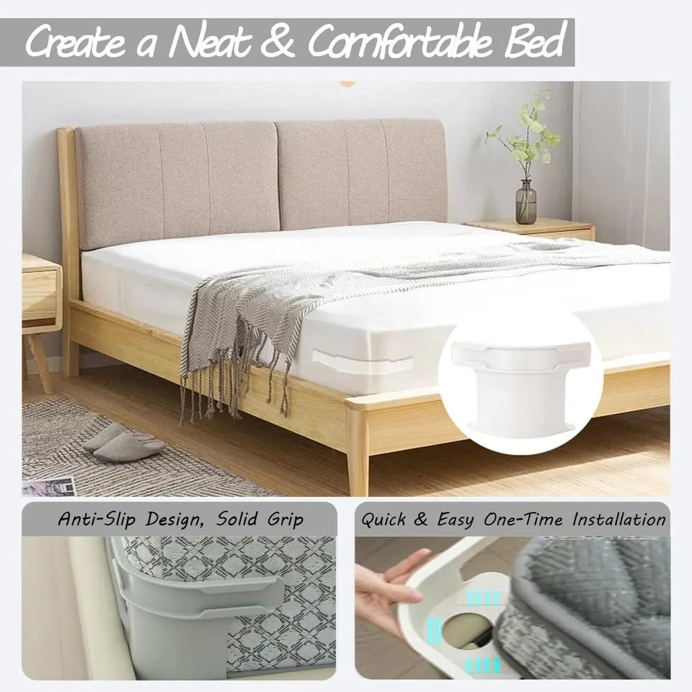 Kalsten | 4-piece bed sheet holder set – secure hold for all mattress sizes