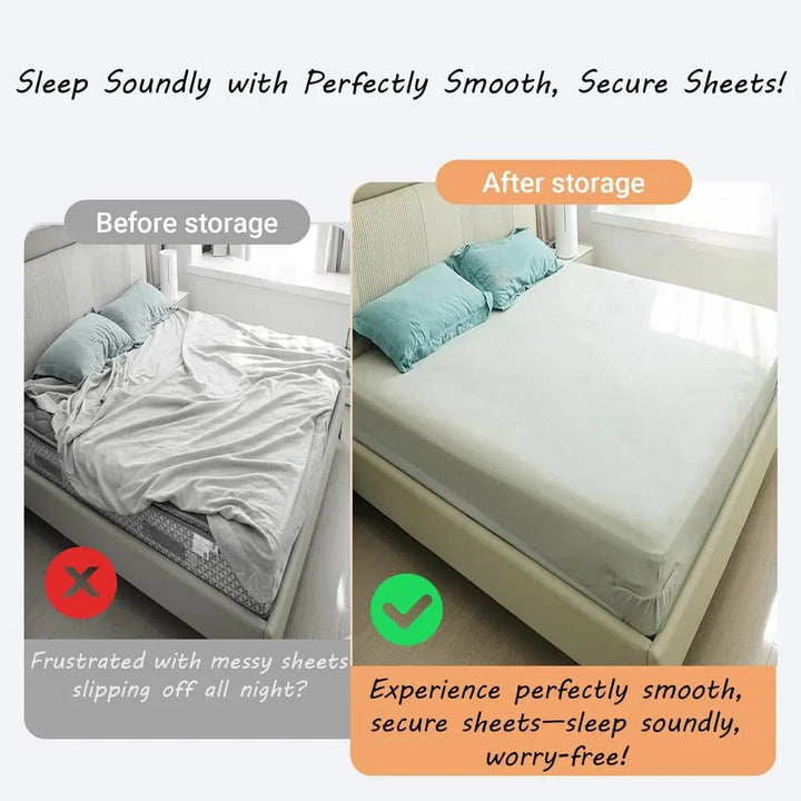 Kalsten | 4-piece bed sheet holder set – secure hold for all mattress sizes