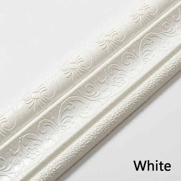3D-wall trim - self-adhesive, environmentally protective 3D-wall trim with environmental protection