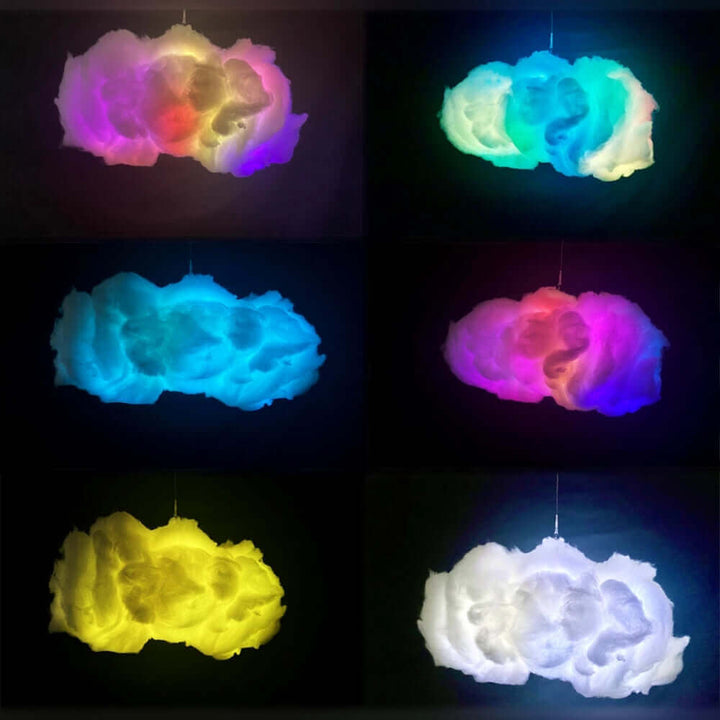 USB Cloud Light APP Control Music Synchronization 3D RGBIC Ambient Light Lightning Simulation Clouds Bedroom Room Light | Kalsten