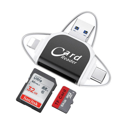 Skanto | 4-in-1 Universal SD TF Card Reader