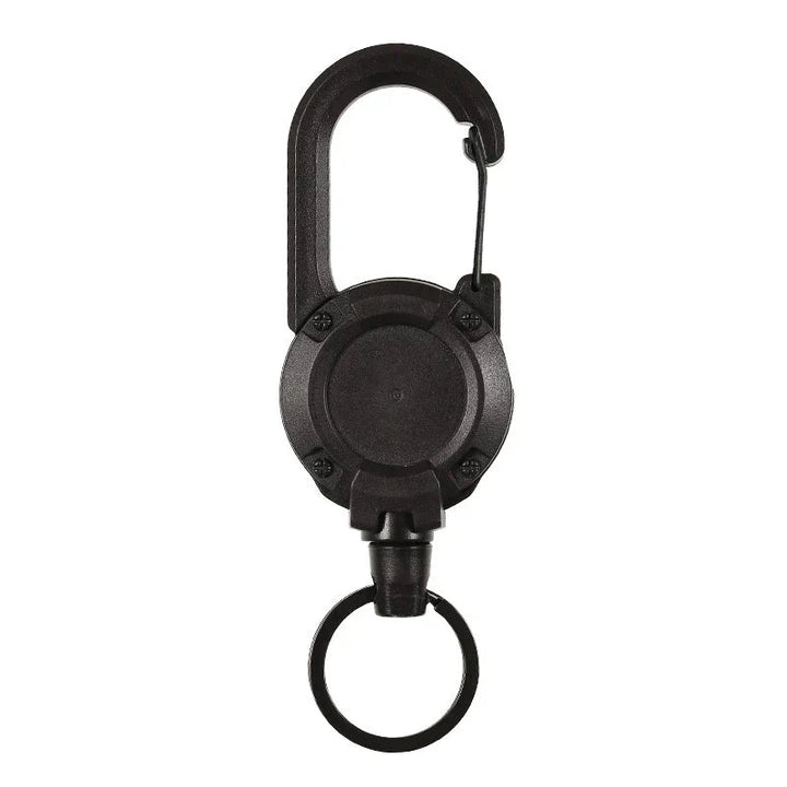 Tactical Anti-theft Metal Cable Keychain Retractable Automatic Outdoor Luya | Kalsten