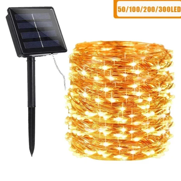 Solar-powered string lights for outdoors – Charming LED decorative lighting | Kalsten