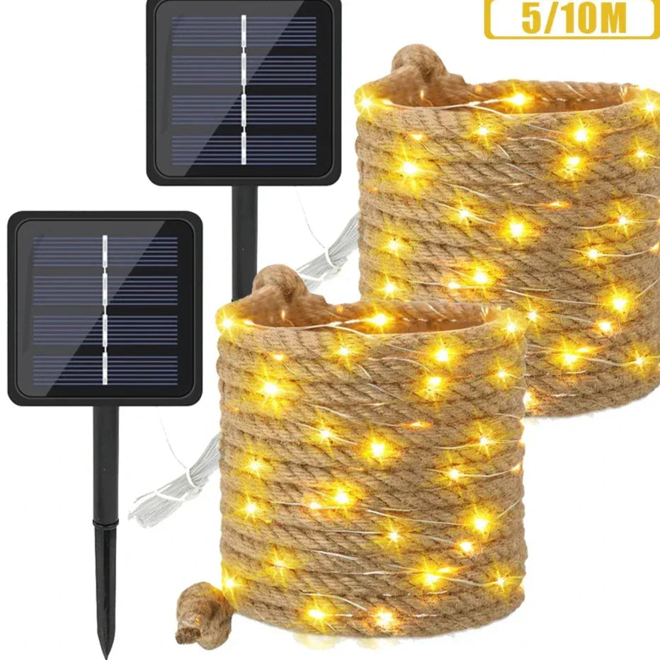 Solar-powered string lights for outdoors – Charming LED decorative lighting | Kalsten