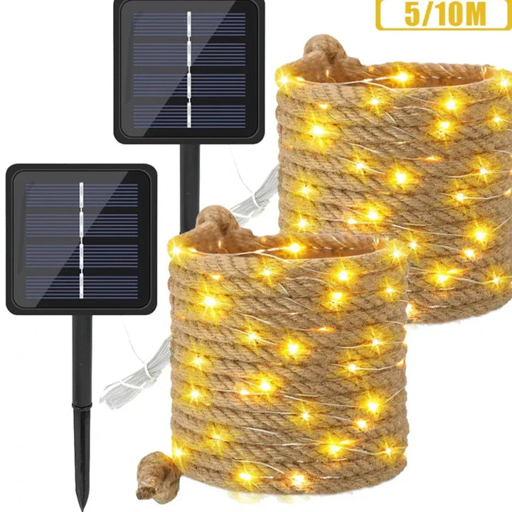 Solar-powered string lights for outdoors – Charming LED decorative lighting | Kalsten
