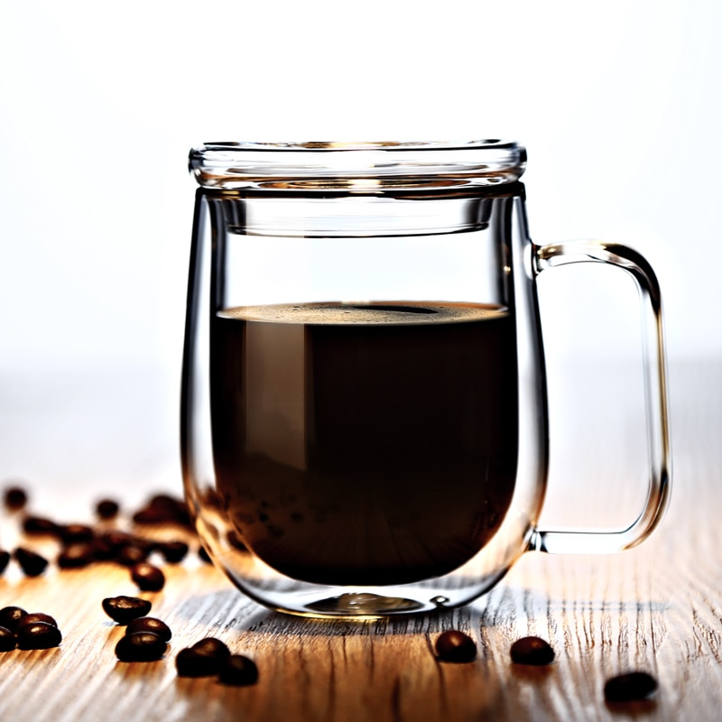 Kalsten | Handmade Double Thermal Insulated Glass Mug