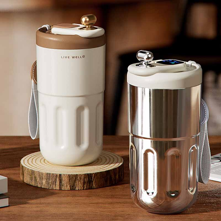 Portable Smart Stainless Steel Coffee Cup | Kalsten