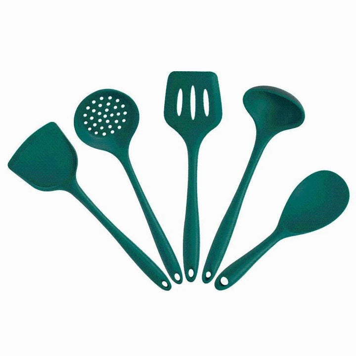 Green Silicone Utensil Set | Kalsten