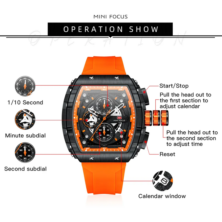 Luxury chronograph watch Kalsten