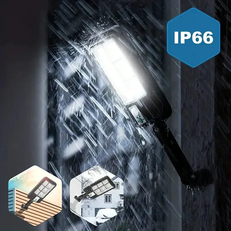 Kalsten | 5000LM Solar Floodlight Twilight to Dawn, Solar Powered Outdoor Lights with Security Motion Sensor