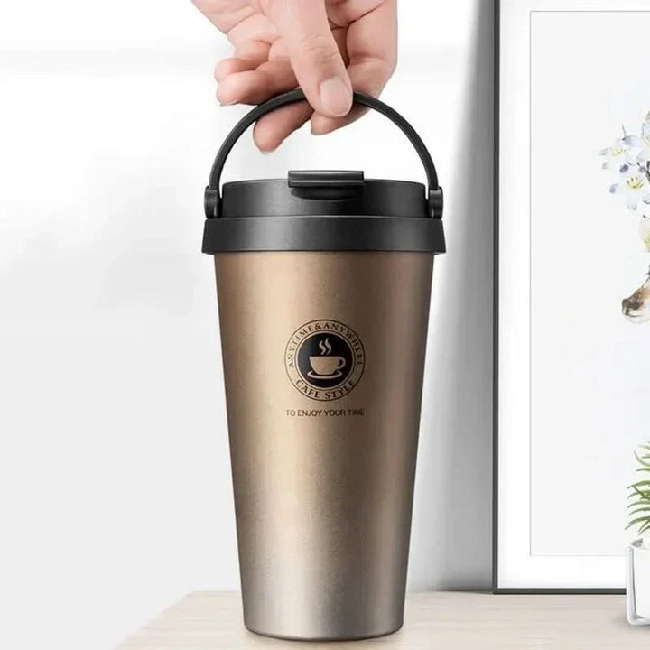 Kalsten | Insulated stainless steel travel mug | 500 ml leak-proof & double-walled
