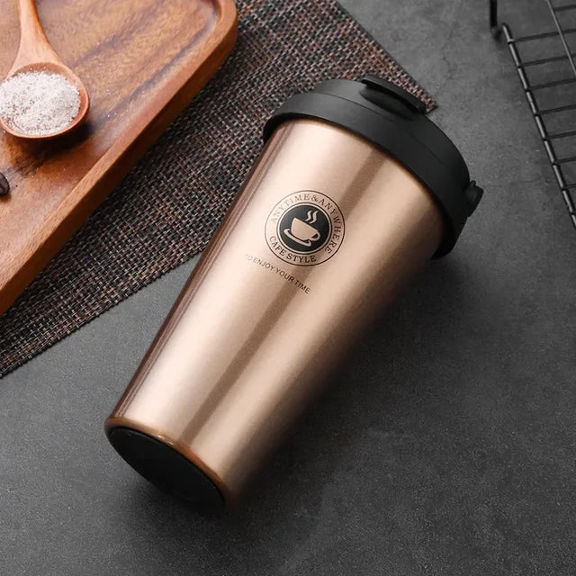 Kalsten | WarmCold Insulation Cup – Stainless Steel Travel Mug 500 ml with Slide Lid