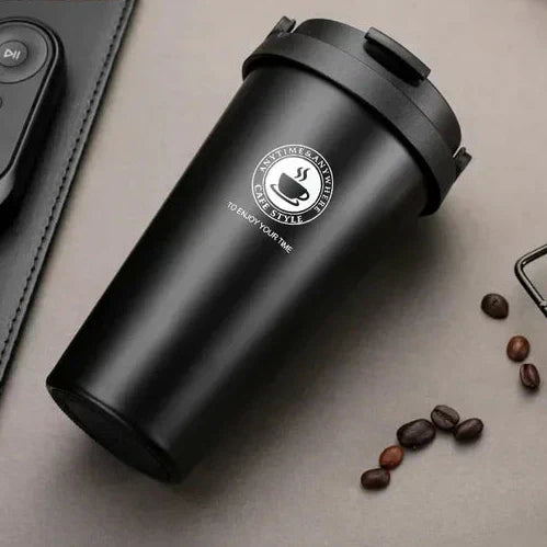 Kalsten | WarmCold Insulation Cup – Stainless Steel Travel Mug 500 ml with Slide Lid