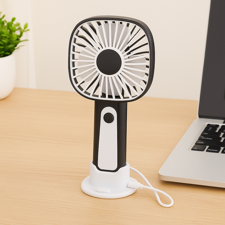 Mini Handheld Fan – 3-Speed USB Rechargeable | Kalsten