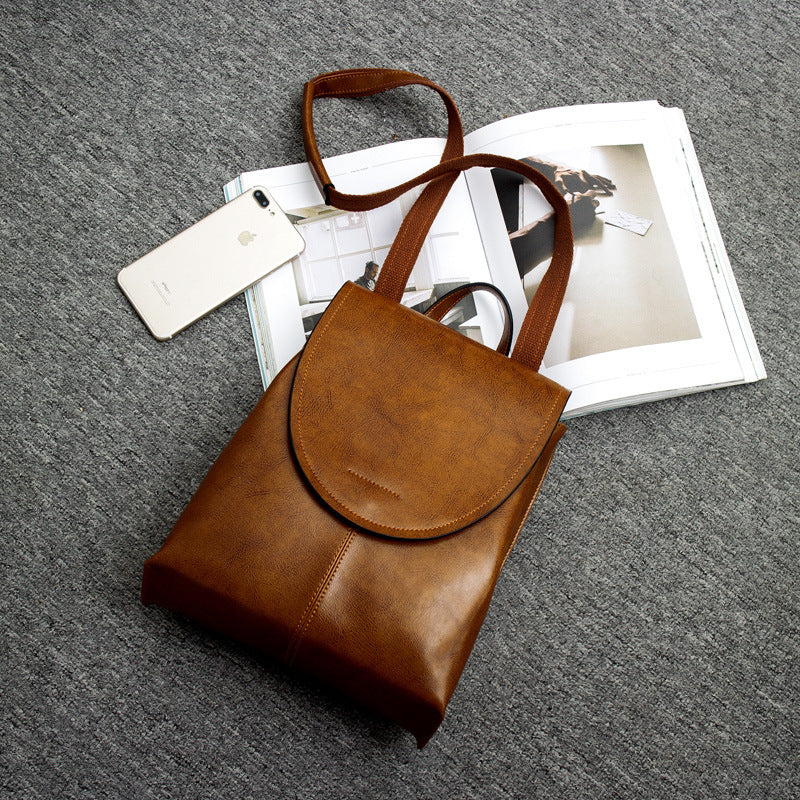 Skanto | LuxeLeather – Trendy Leather Backpack for Women | Stylish, Versatile, and Sustainable Design