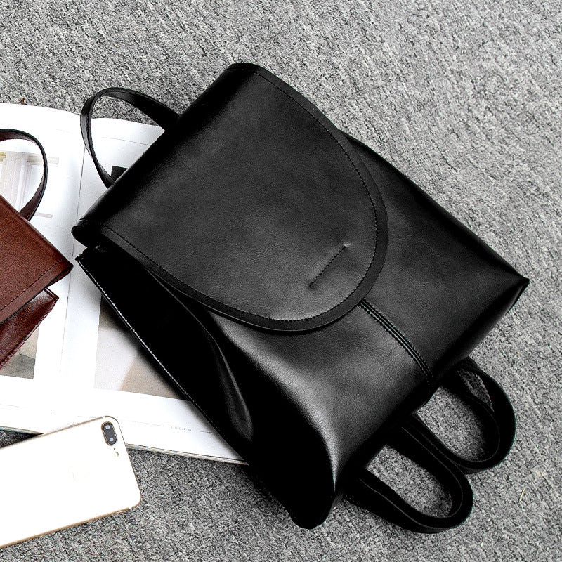 Skanto | LuxeLeather – Trendy Leather Backpack for Women | Stylish, Versatile, and Sustainable Design