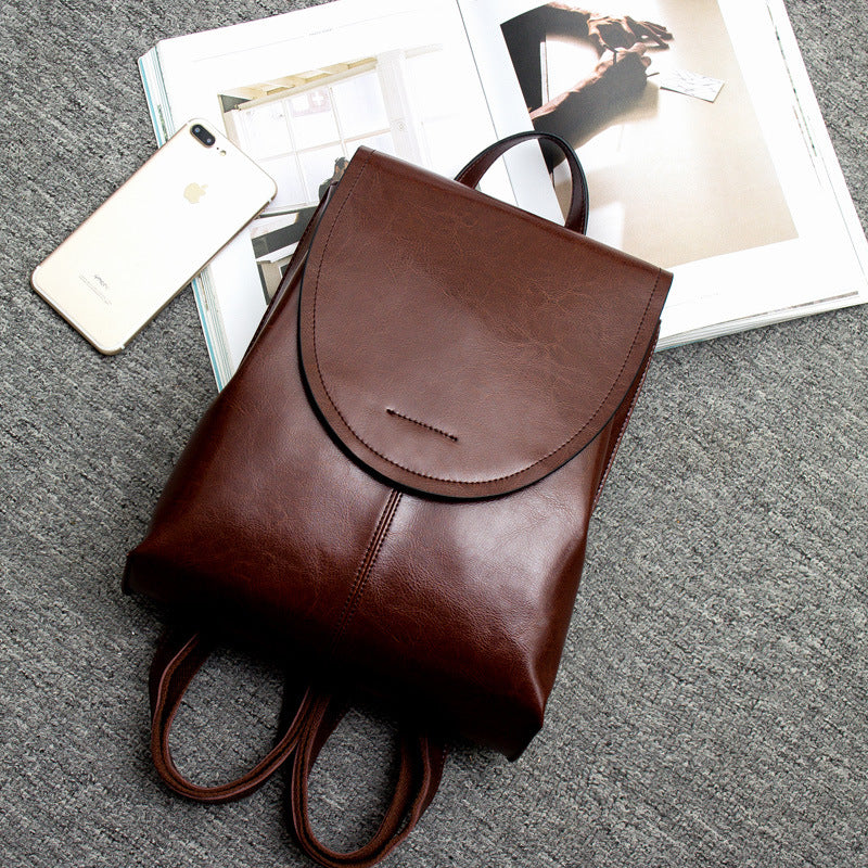 Skanto | Trendy Leather Backpack for Women - Stylish, Versatile, and Sustainable