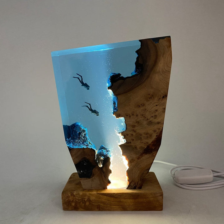 Stylish Ocean Karst Diver Table Lamp for Your Home | Kalsten