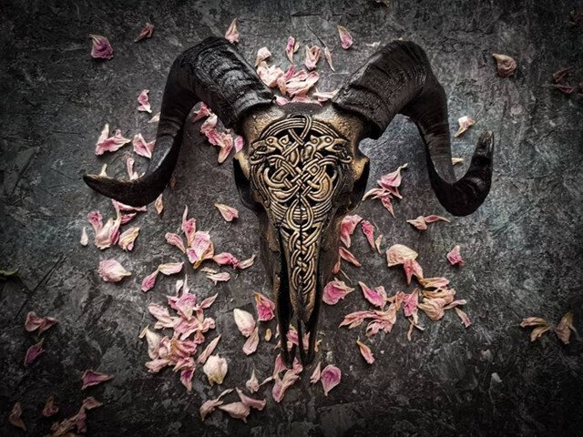 Kalsten | Carved Ram Skull