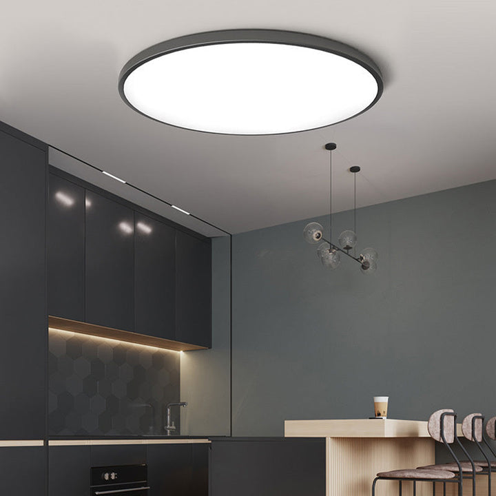Modern Round Metal LED Ceiling Light Kalsten