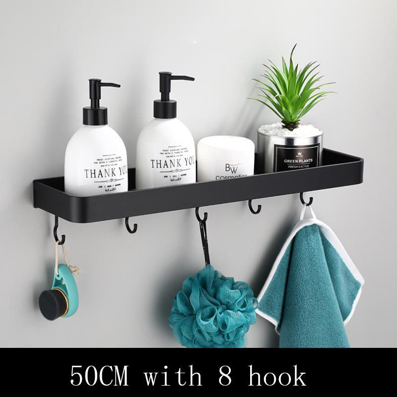 Skanto | AluSpace - Black Space Aluminum Wall Shelf