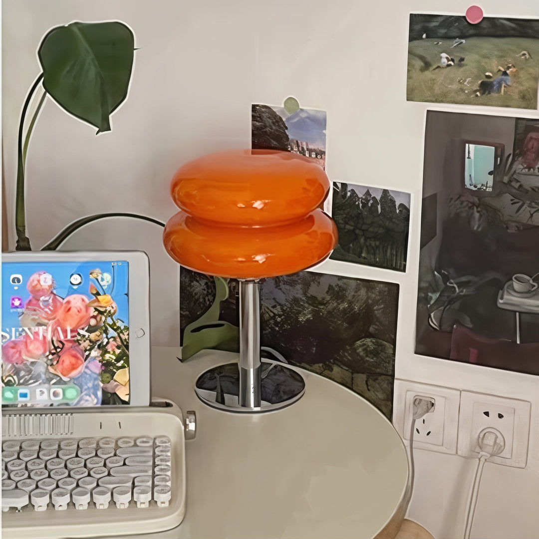 Retro Glass Shade Table Lamp Kalsten