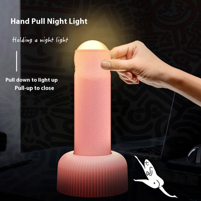 Creative Handheld Night Light Original Design LED Beads Interesting Way Of Switching On And Off Has A Base For Placing On Table | Kalsten