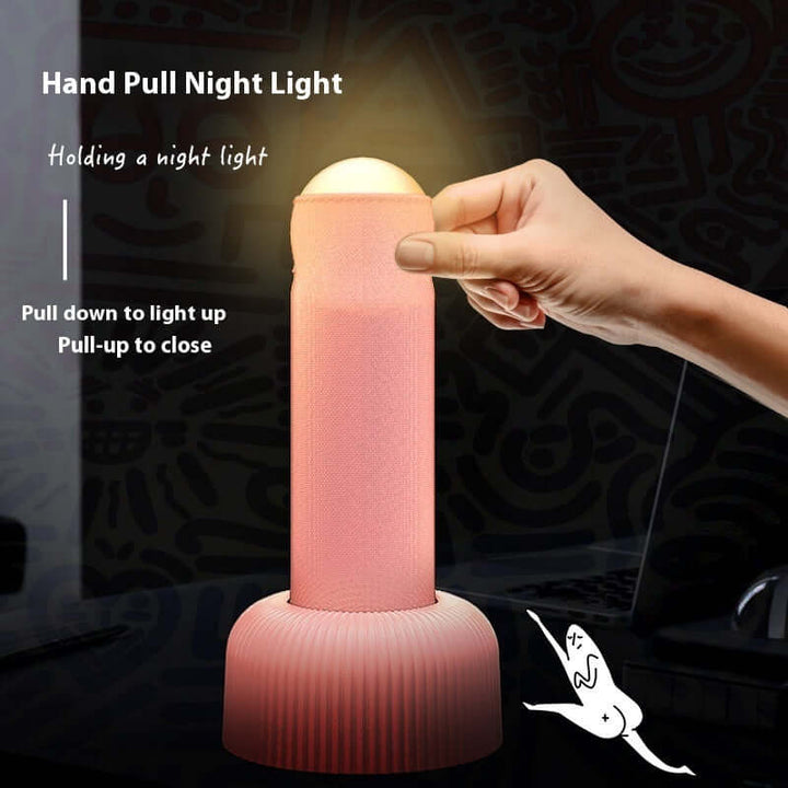 Creative Handheld Night Light Original Design LED Beads Interesting Way Of Switching On And Off Has A Base For Placing On Table | Kalsten
