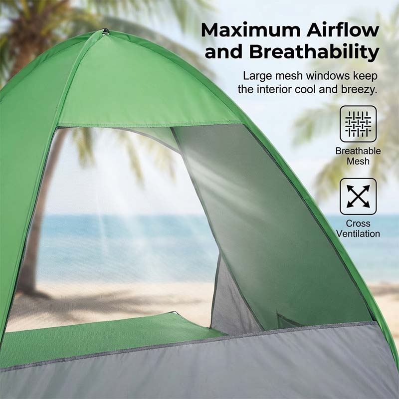 SunSail Breeze Pop-Up Beach Tent 98% UV Protection | Kalsten