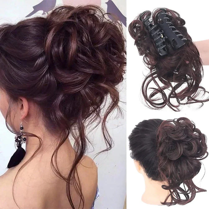 Kalsten | Curly Hair Bun – Clip-in Hair Piece with Volume and Natural Look