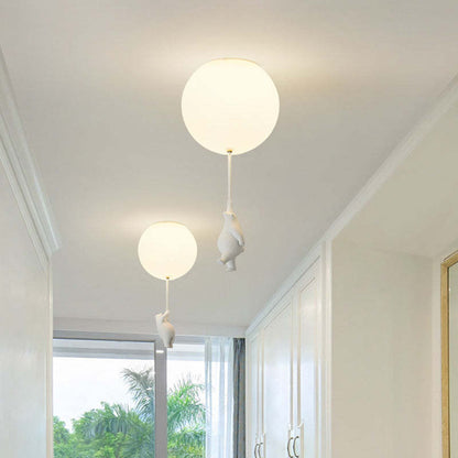 SkyDream Children's Ceiling Lamp with Bear and Balloon - Playful Design and Energy-Efficient LED Lighting | Karnz