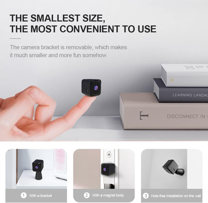 Kalsten | Mini Security Camera 4K WiFi Hidden Indoor Cam with Night Vision