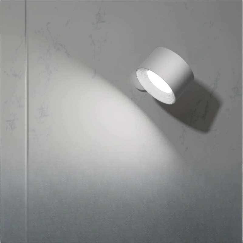 LED Wall Lights, Wall-mounted Lamps with Rechargeable Battery, 3 Color Temperatures & 3 Brightness Levels, 360° Rotatable Magnetic Ball, Wireless Wall Lights for Study, Reading, Nightstand | Kalsten