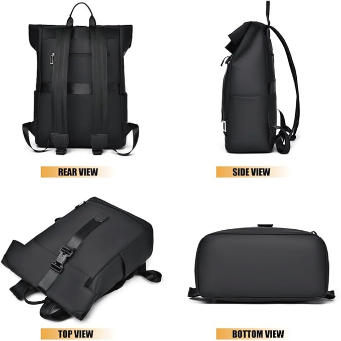 Skanto | Waterproof Travel & Commuter Backpack – USB, Lightweight & Spacious