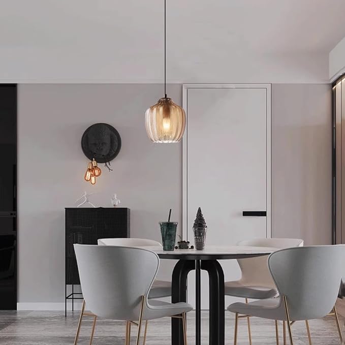 Scandinavian Single Head Hanging Pendant Light | Kalsten