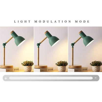Adjustable wooden table lamp | Nordic lighting