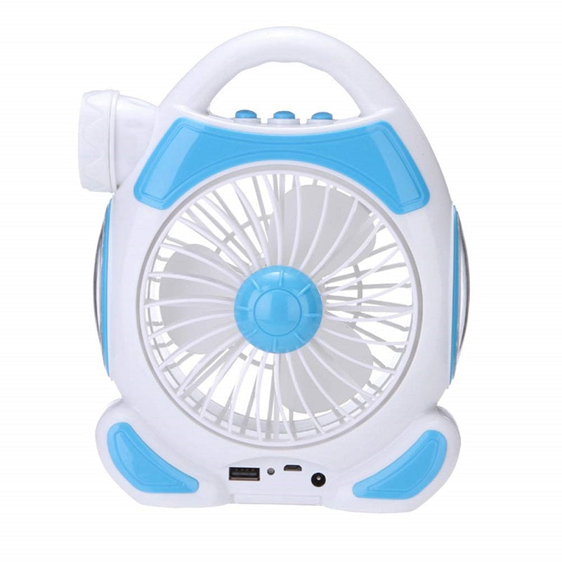 Rechargeable Desktop Fan With Light | Kalsten