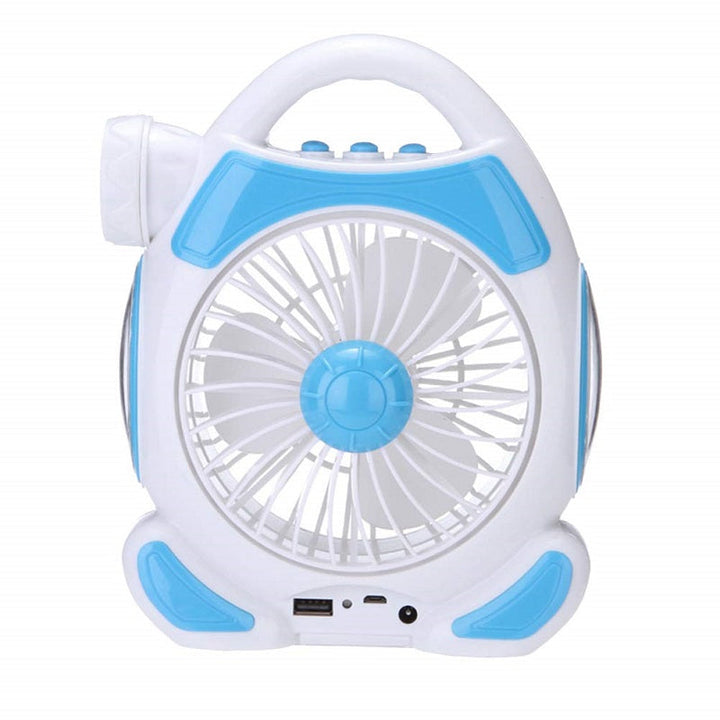 Rechargeable Desktop Fan With Light | Kalsten