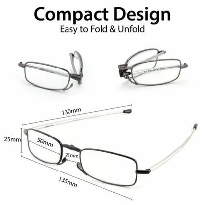 Foldable Reading Glasses with Case