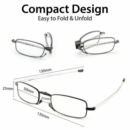 Foldable Reading Glasses with Case
