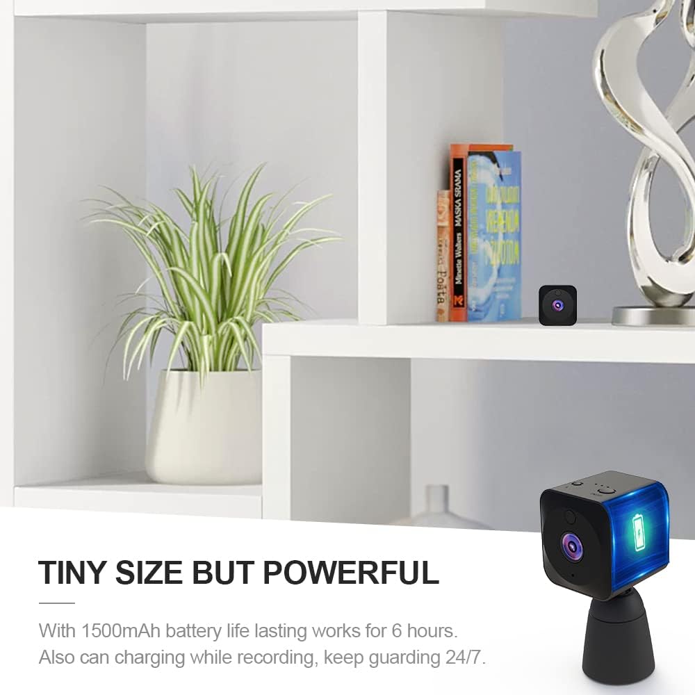 Kalsten | Mini Security Camera 4K WiFi Hidden Indoor Cam with Night Vision