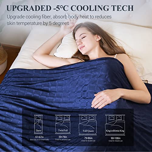 Q-Max > 0.5 Cooling Blanket – Double-Sided  Fabric for All-Season Comfort | Kalsten