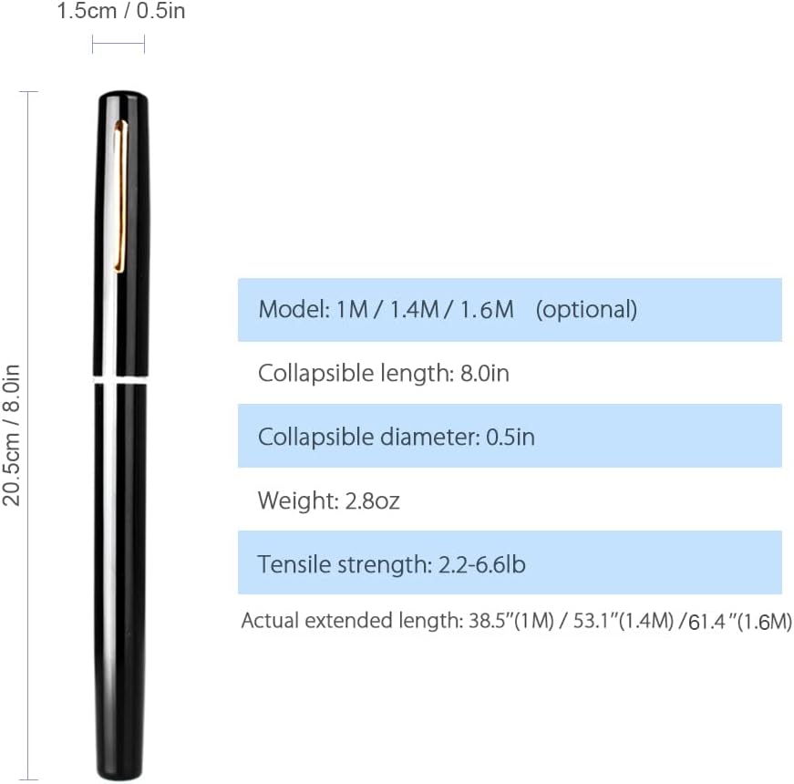Kalsten | Compact Pen-Style Fishing Rod and Reel Combo