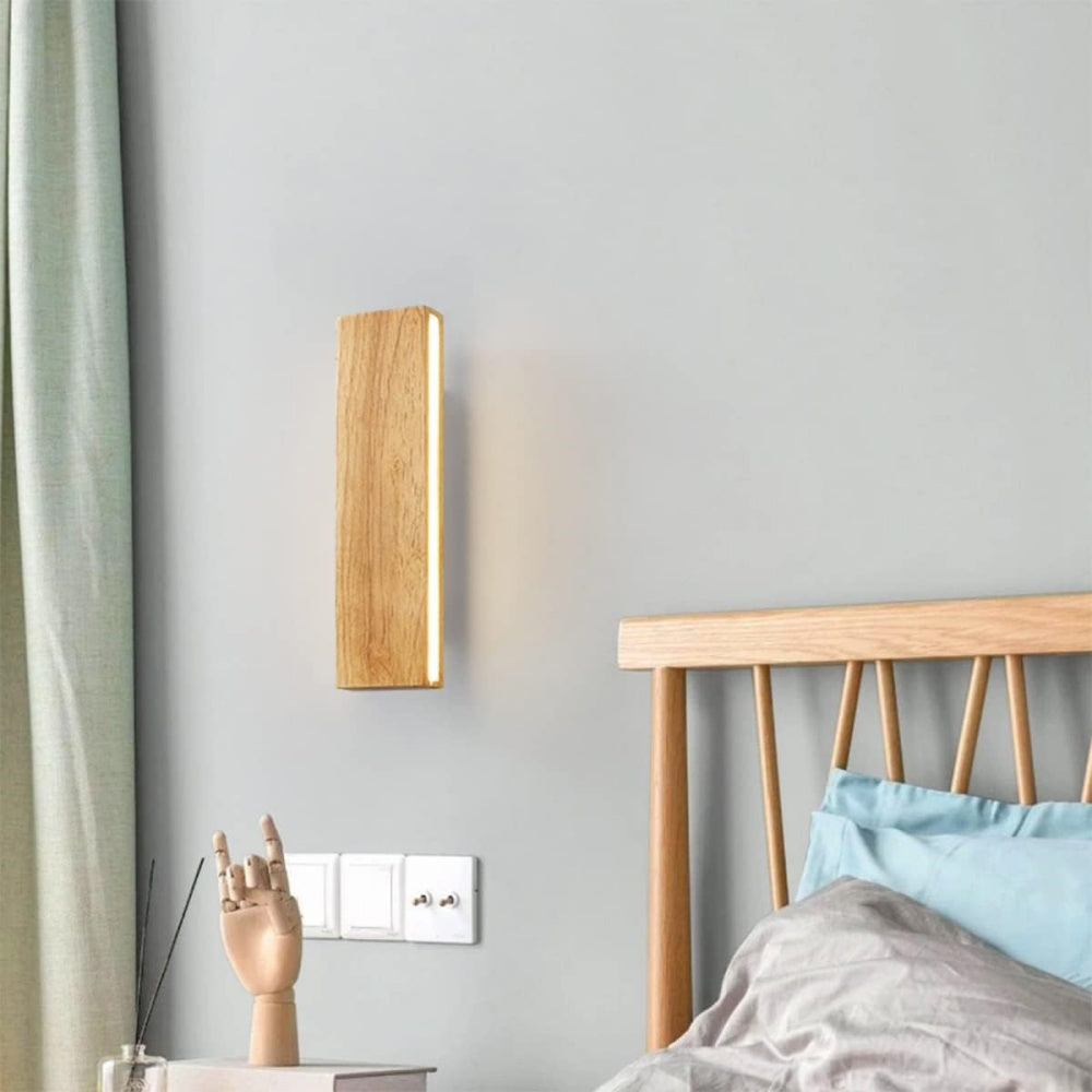 Rotatable Wooden LED Wall Lamp Kalsten