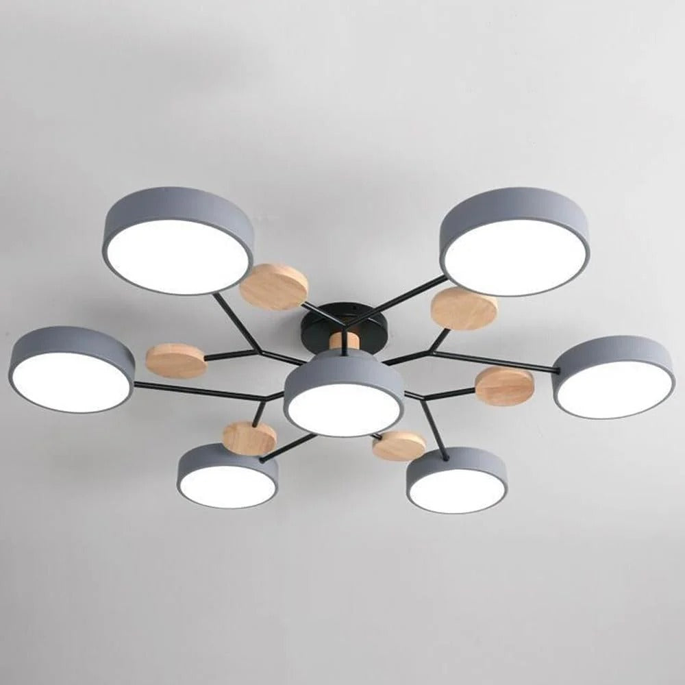 Modern LED Flush Mount Ceiling Lamp Kalsten