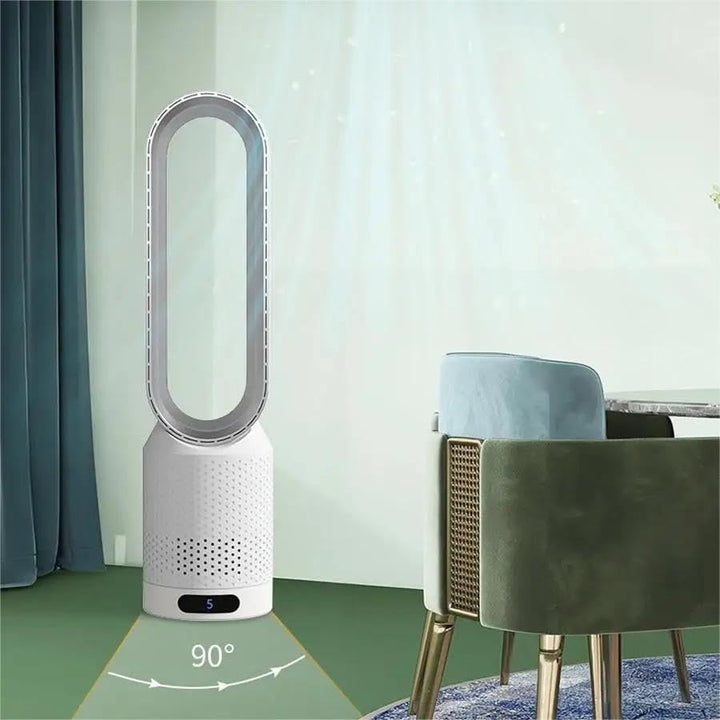 Portable Bladeless Fan with Air Purification and Remote Control | Kalsten
