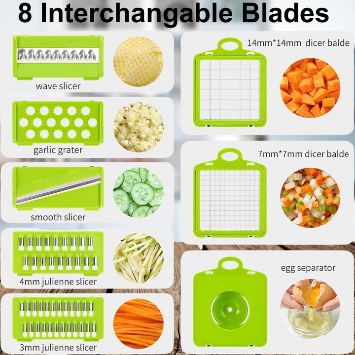 13-in-1-Vegetable-Slicer | Faster-when-Cooking | Kalsten