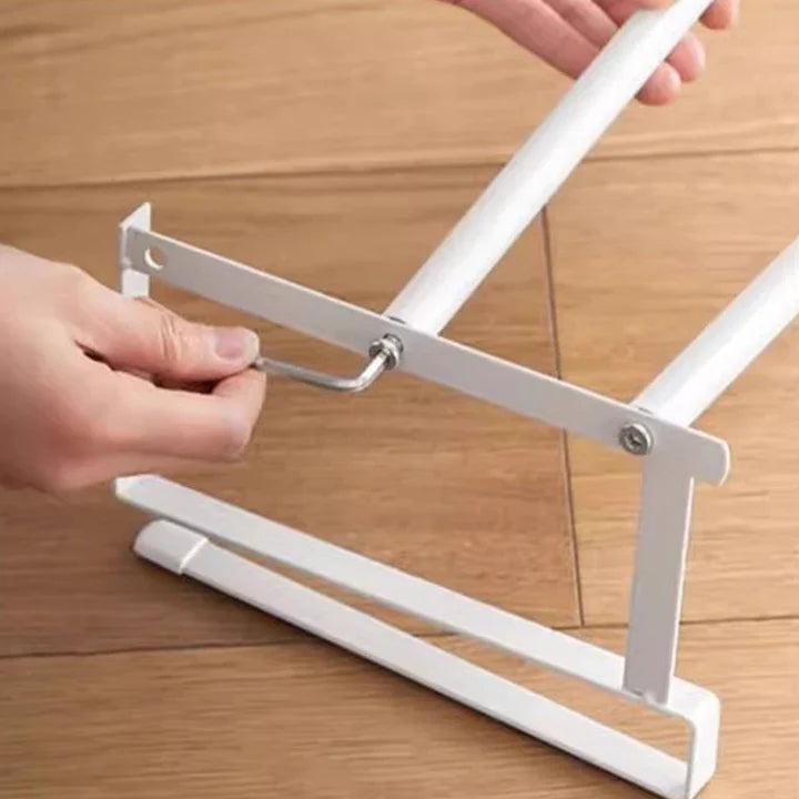Under-shelf storage without drilling – adjustable 30–50 cm | Kalsten