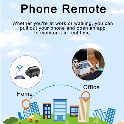 Skanto | Mini Wireless Spy Camera - Hidden CCTV, WiFi, Outdoor Security, Motion Detection
